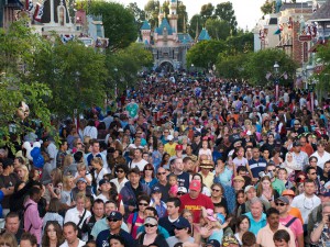 Disneyland Crowd