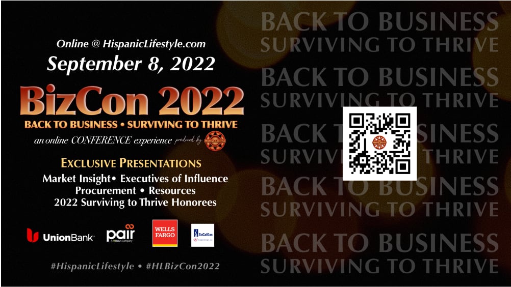 Hispanic Lifestyle BizCon 2022 | Online Sept 8, 2022